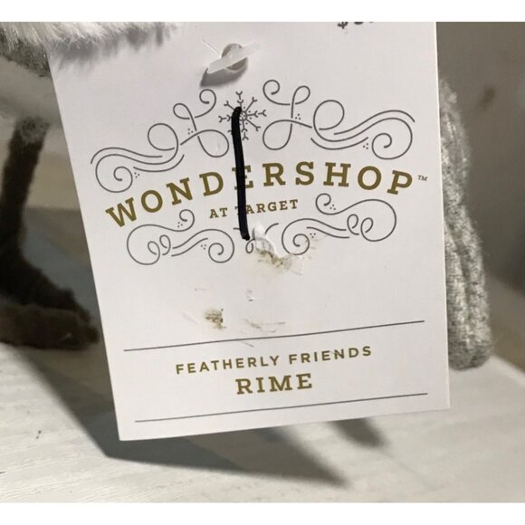 Wondershop Featherly Friends Rime Winter Bird Statue With Scarf & Hat 2021 7" - Picture 5 of 9